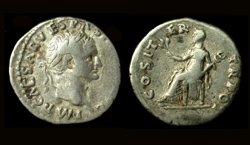 Vespasian, Denarius, Pax Reverse, Early Flavian Issue!
